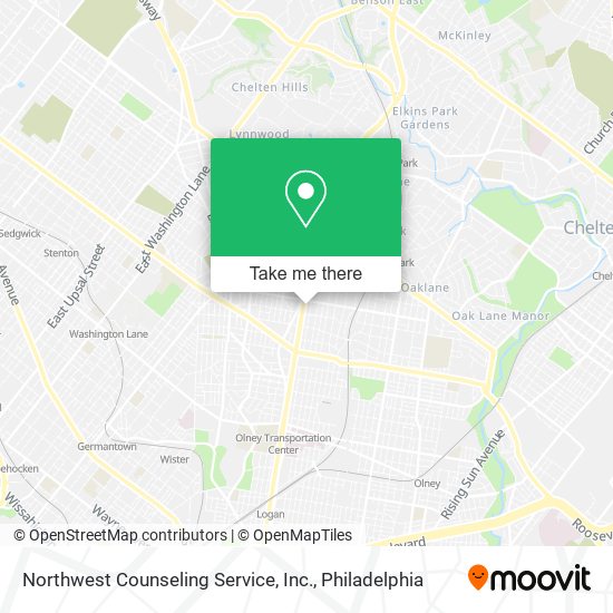 Northwest Counseling Service, Inc. map