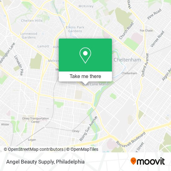 Angel Beauty Supply map