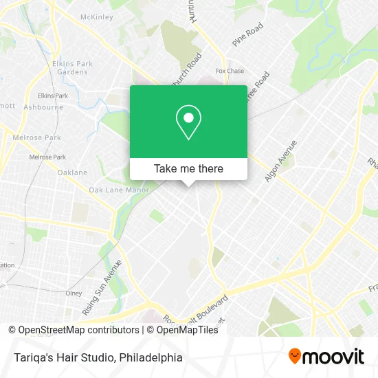 Tariqa's Hair Studio map