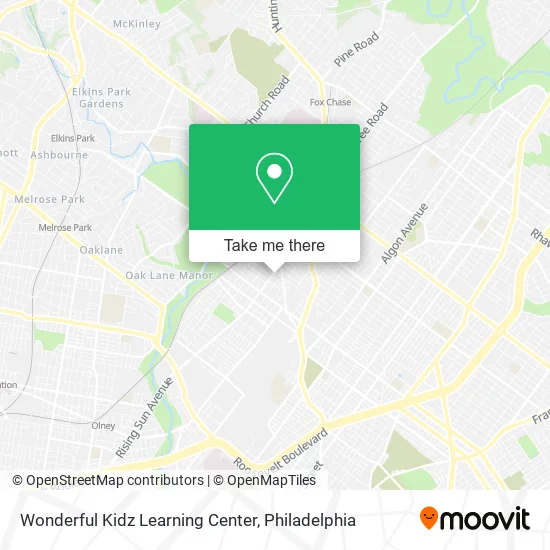 Wonderful Kidz Learning Center map