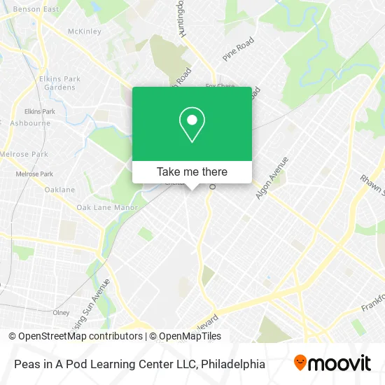 Peas in A Pod Learning Center LLC map
