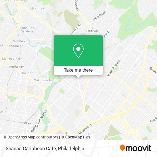 Shana's Caribbean Cafe map