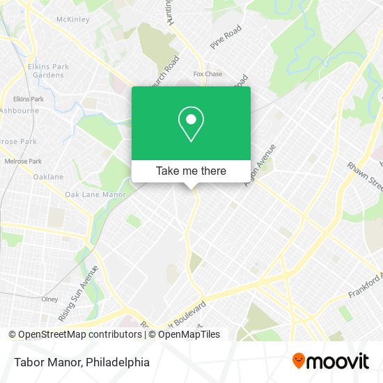 Mapa de Tabor Manor