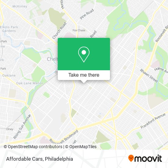 Affordable Cars map