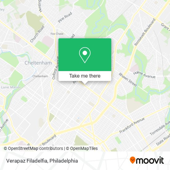 Verapaz Filadelfia map