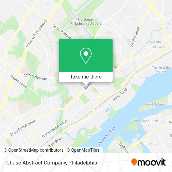 Chase Abstract Company map