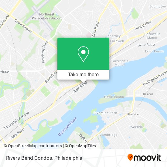 Rivers Bend Condos map