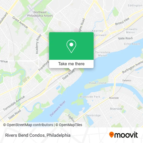 Rivers Bend Condos map