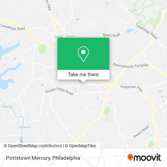 Mapa de Pottstown Mercury
