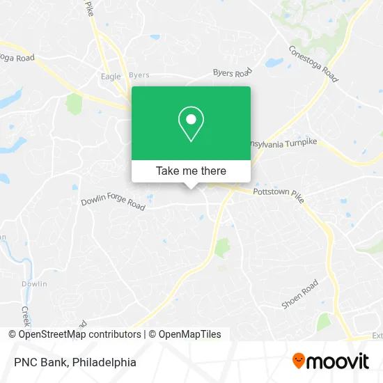 PNC Bank map
