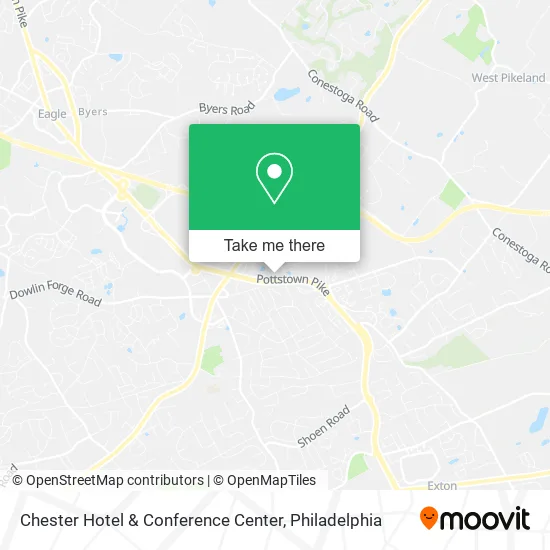Chester Hotel & Conference Center map