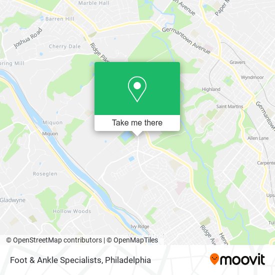 Foot & Ankle Specialists map