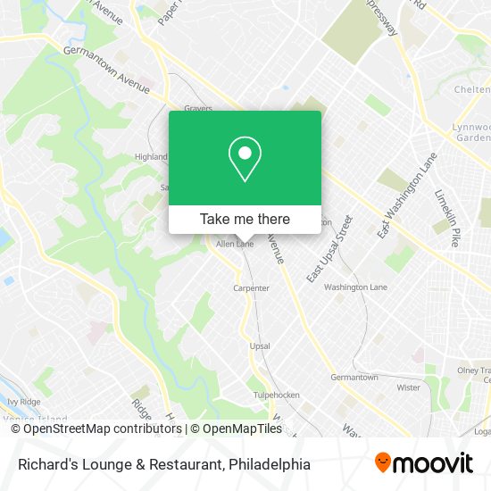 Mapa de Richard's Lounge & Restaurant