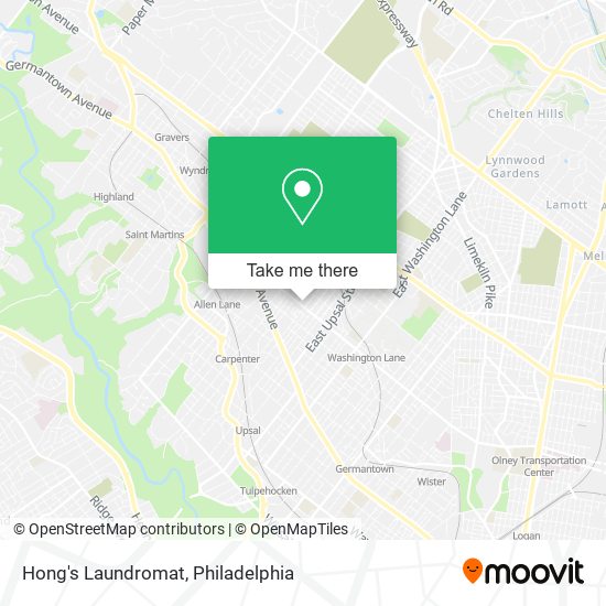 Hong's Laundromat map