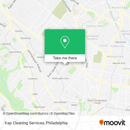 Mapa de Kap Cleaning Services