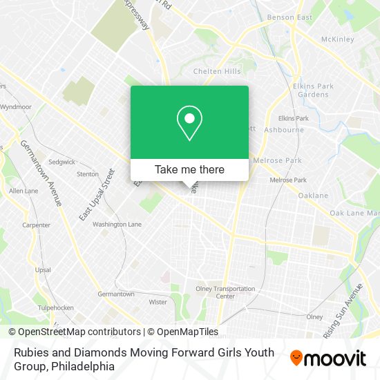 Rubies and Diamonds Moving Forward Girls Youth Group map