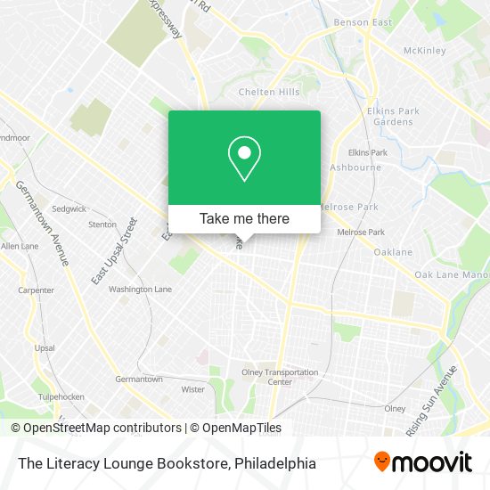 The Literacy Lounge Bookstore map