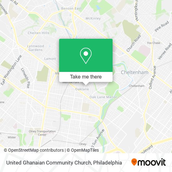 United Ghanaian Community Church map