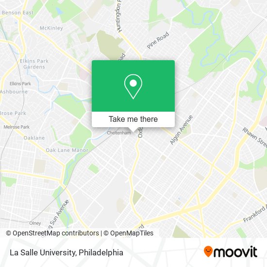 Mapa de La Salle University