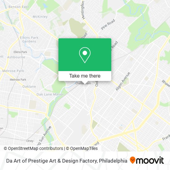Da Art of Prestige Art & Design Factory map