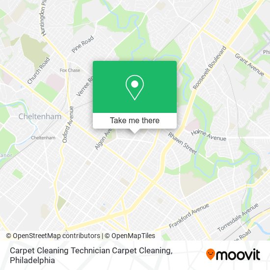 Mapa de Carpet Cleaning Technician Carpet Cleaning