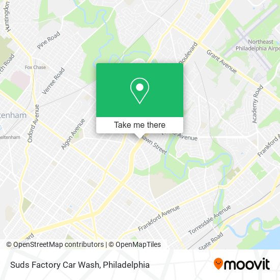 Suds Factory Car Wash map