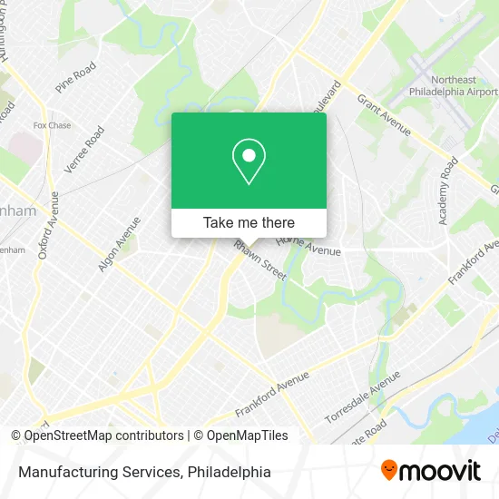 Manufacturing Services map