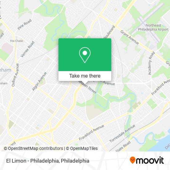 Mapa de El Limon - Philadelphia