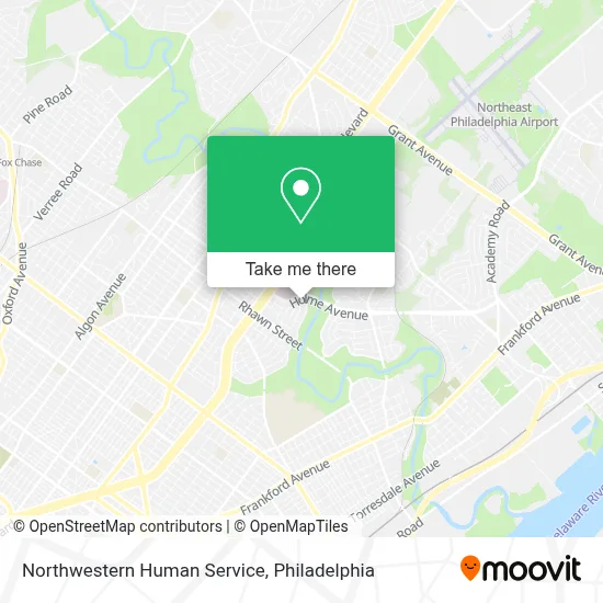Northwestern Human Service map