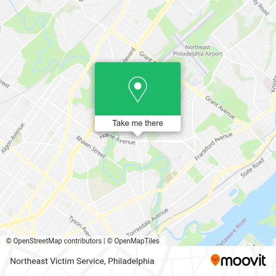 Northeast Victim Service map