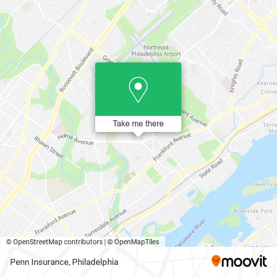 Penn Insurance map