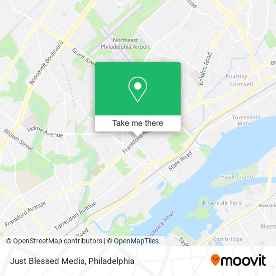 Just Blessed Media map
