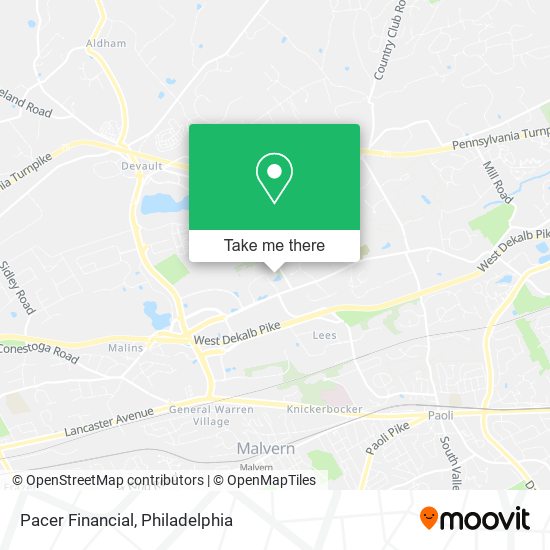 Pacer Financial map