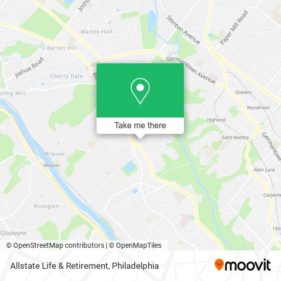 Allstate Life & Retirement map