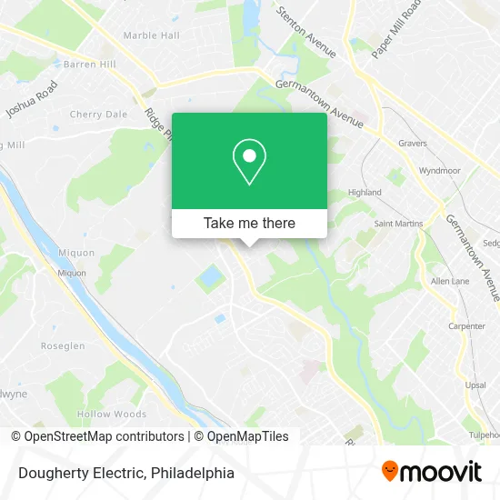 Dougherty Electric map