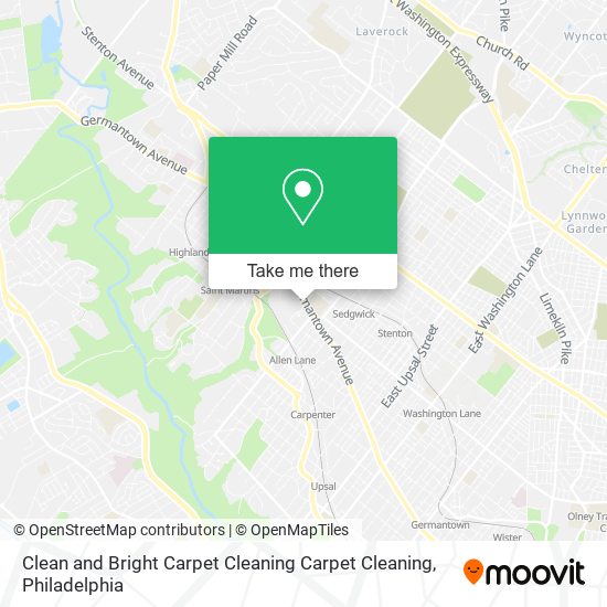 Mapa de Clean and Bright Carpet Cleaning Carpet Cleaning