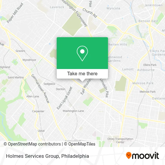 Holmes Services Group map