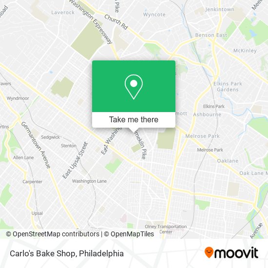 Mapa de Carlo's Bake Shop