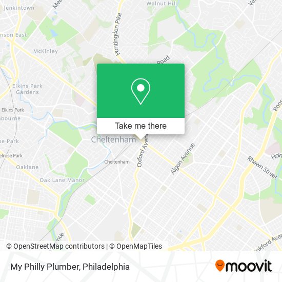 My Philly Plumber map