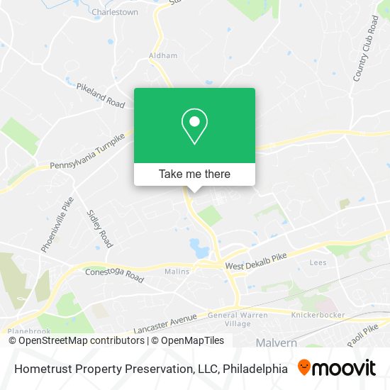 Mapa de Hometrust Property Preservation, LLC