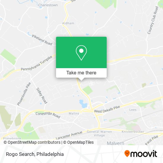 Rogo Search map
