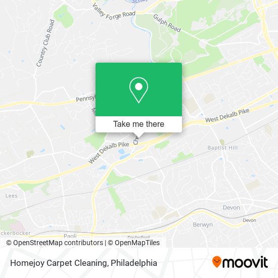 Mapa de Homejoy Carpet Cleaning