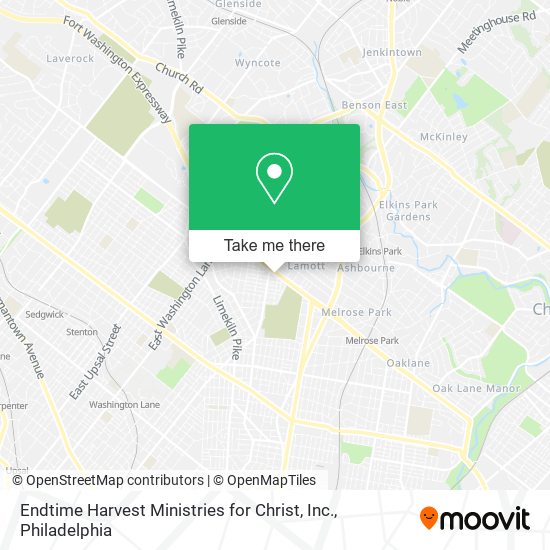 Endtime Harvest Ministries for Christ, Inc. map