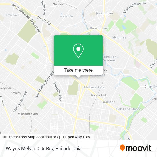 Wayns Melvin D Jr Rev map
