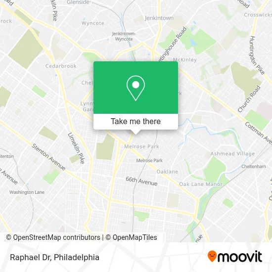 Raphael Dr map