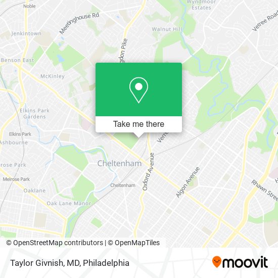 Taylor Givnish, MD map