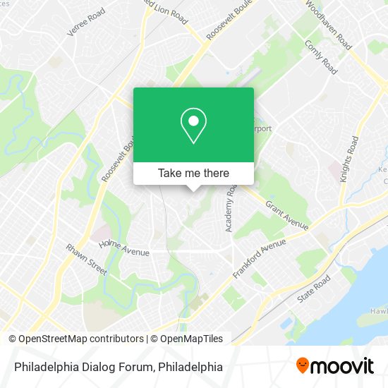 Mapa de Philadelphia Dialog Forum