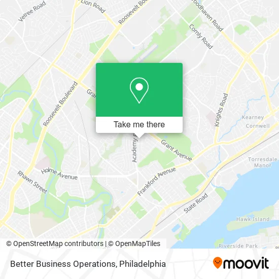 Better Business Operations map