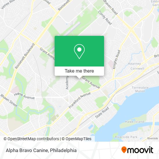 Alpha Bravo Canine map