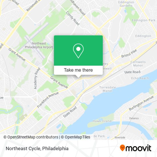 Northeast Cycle map